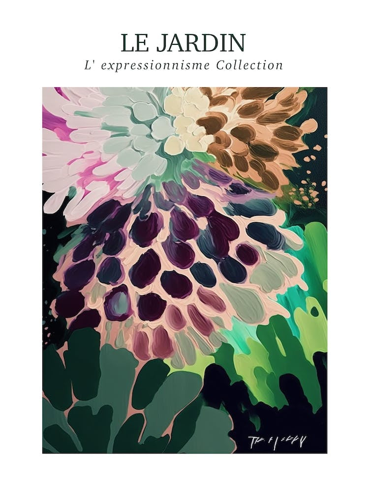 Le Jardin Abstract Oil Painting 7