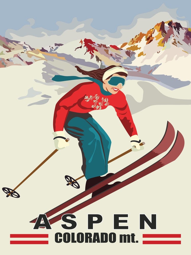 Aspen Ski Girl, Colorado