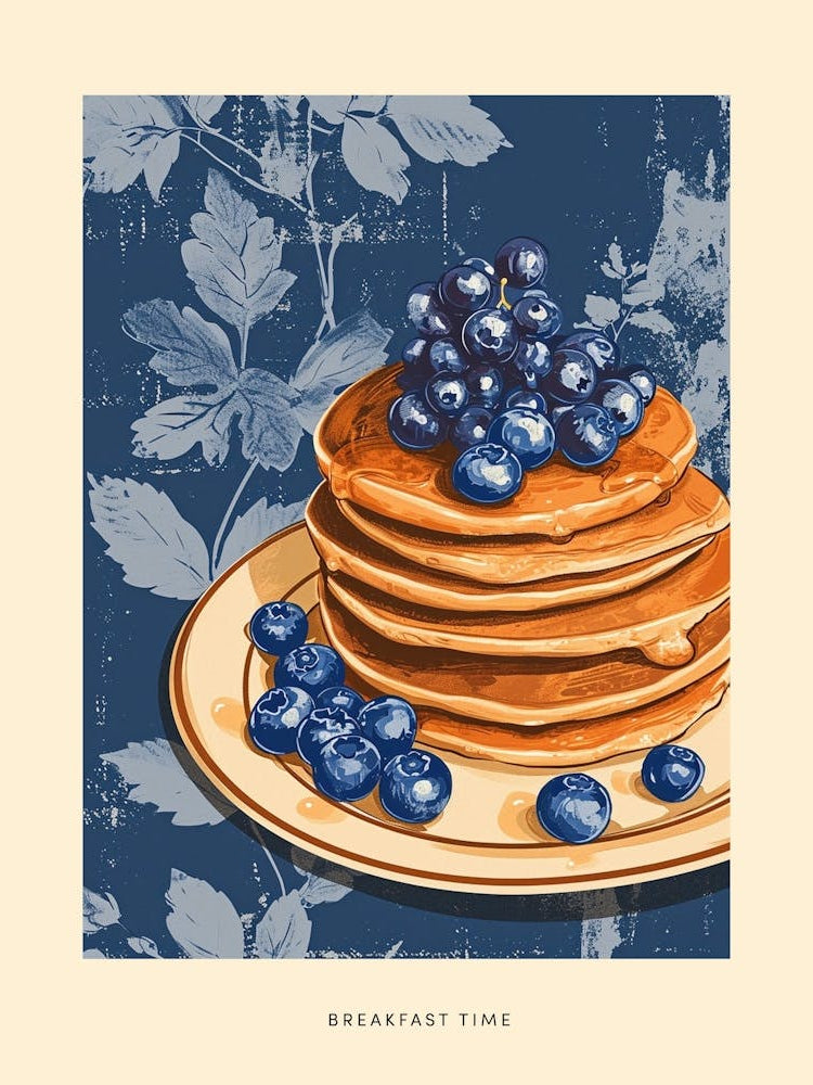 Breakfast Time Art Deco Poster 23