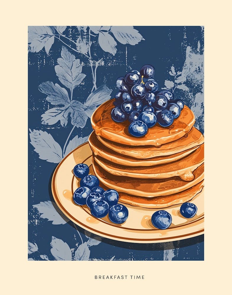 Breakfast Time Art Deco Poster 23