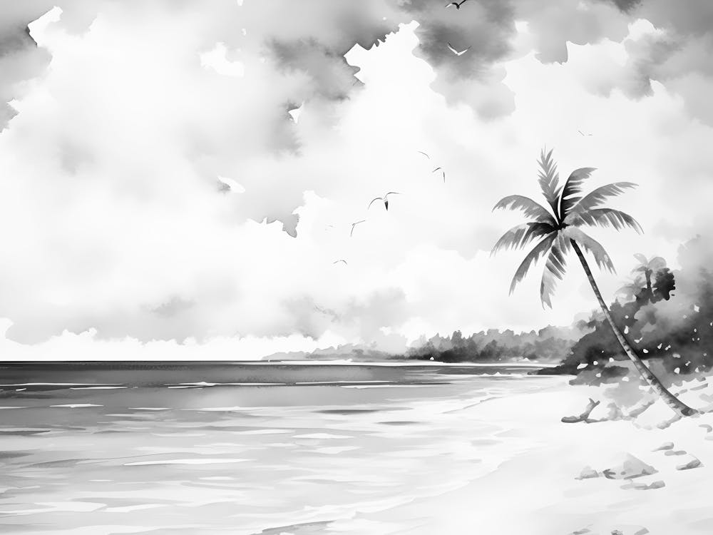 Black And White Painting 66