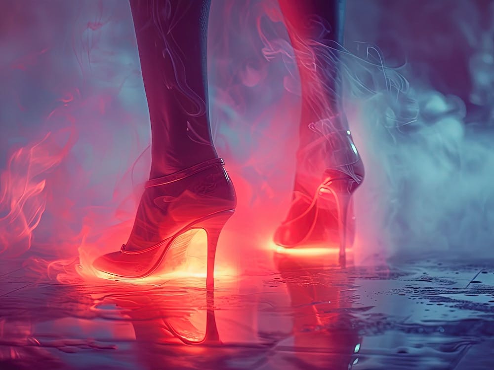 High Heels On Fire