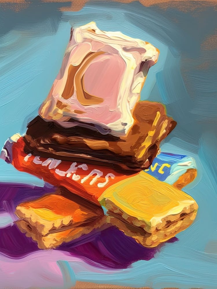 Smores Oil Painting 4