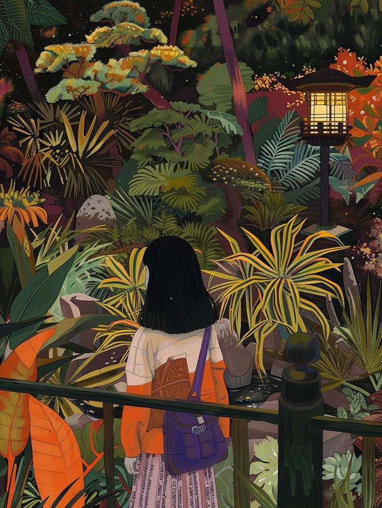 Im Garten Osaka Castle Garden Japan