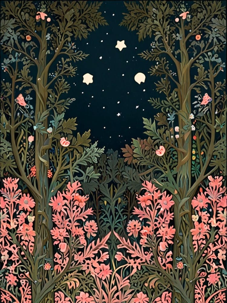 William Morris Forest At Night 39