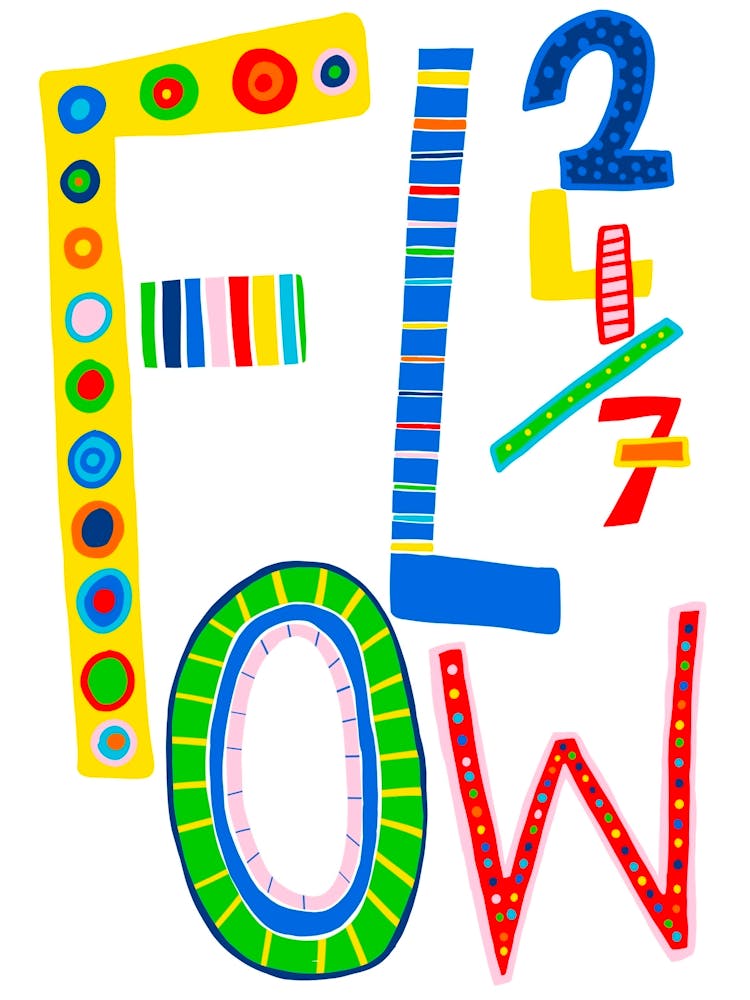 Flow 24\7 mindful illustration