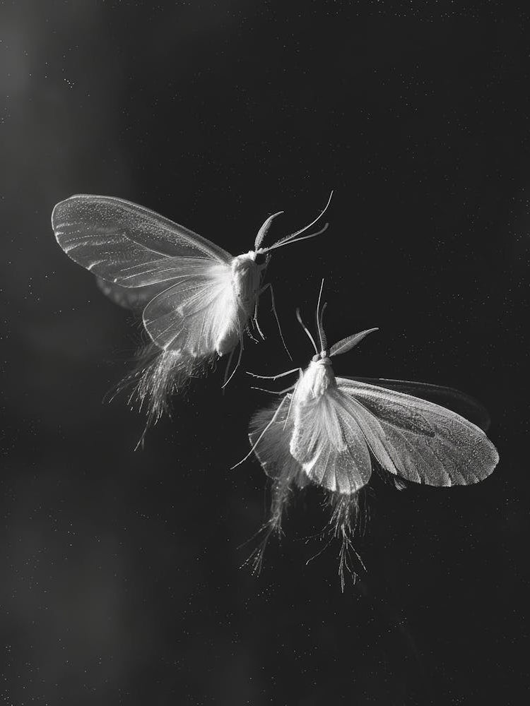 Moths In Flight 2