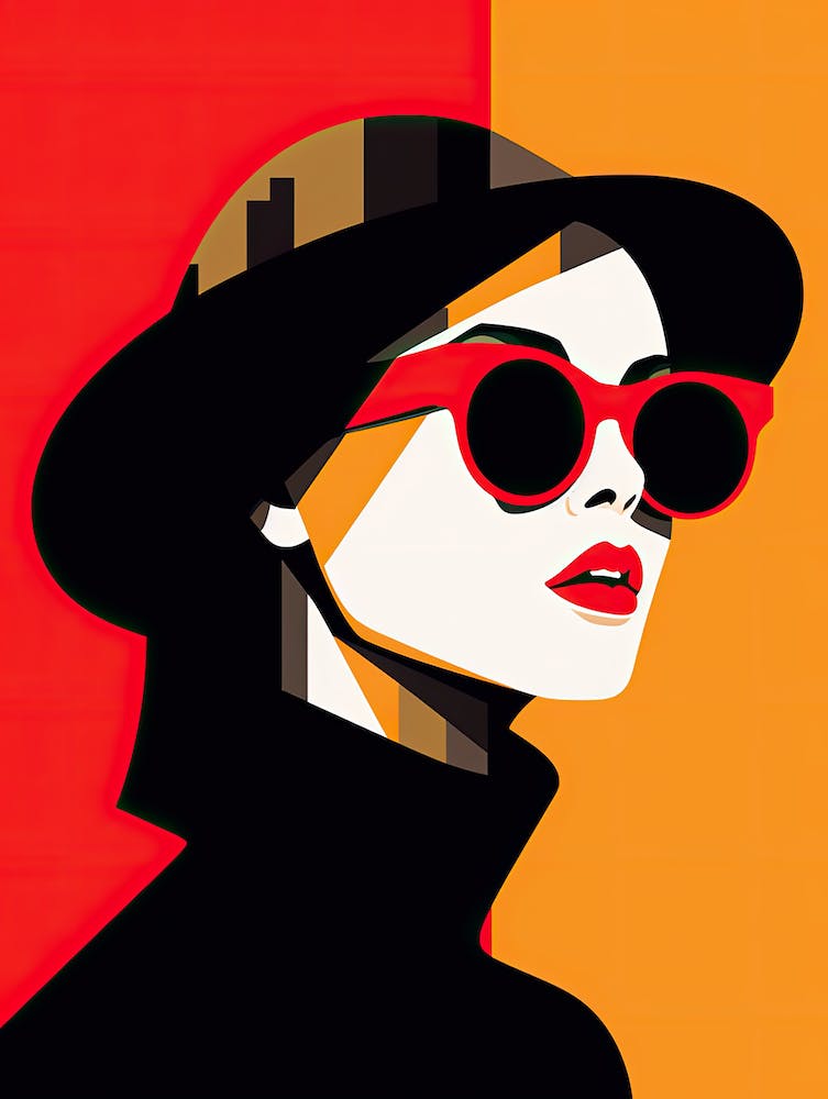 Woman In Sunglasses 3, pop art