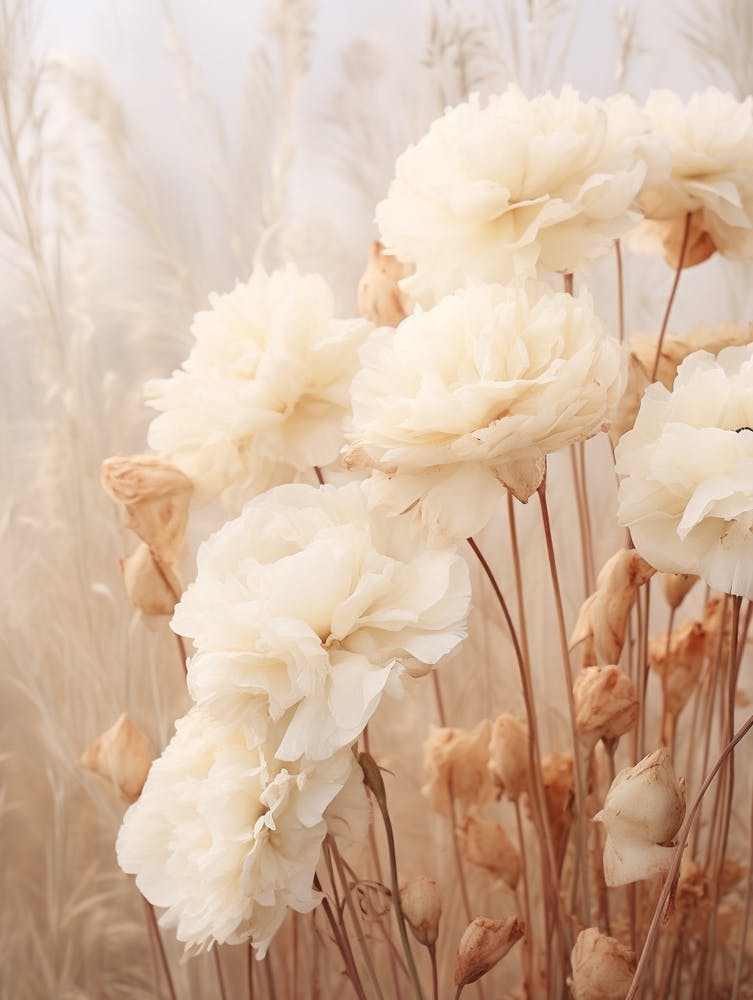 Boho Dried Flowers Peony 2