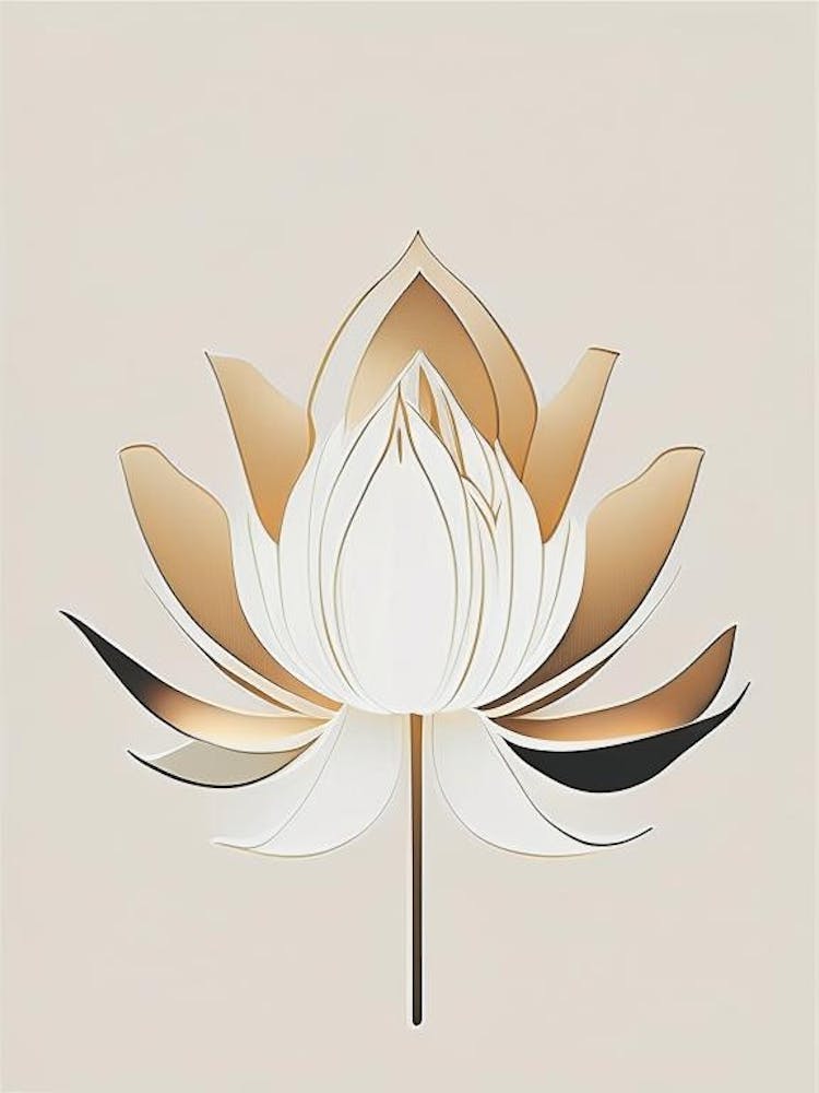 Amur Lotus Retro Minimal 2