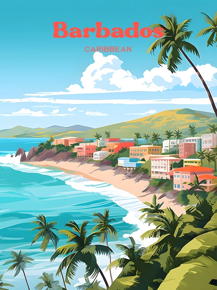 Barbados 2 Travel Poster 3 4 Resize