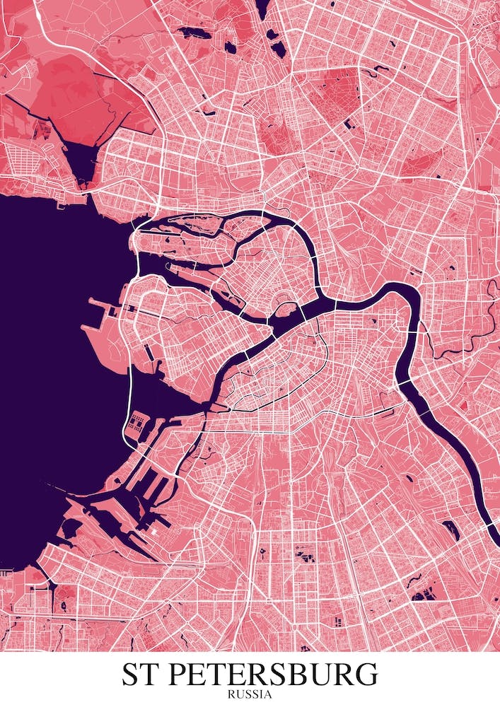 St Petersburg Pink Purple