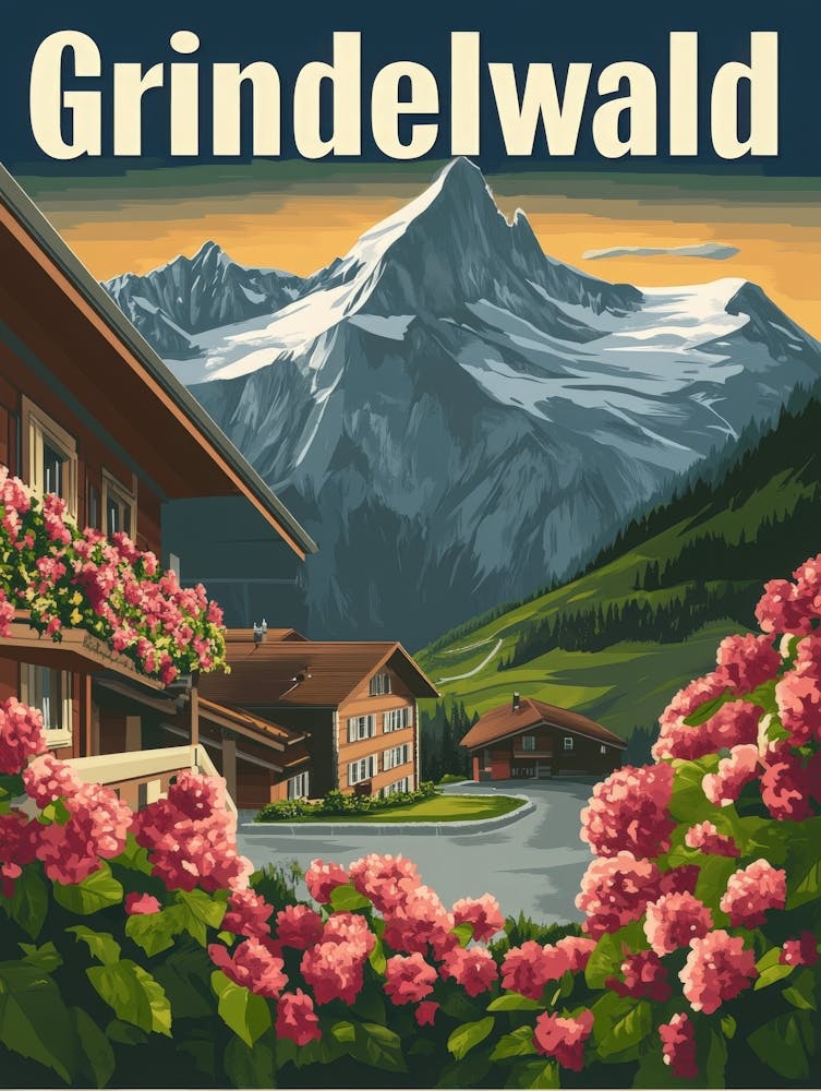 Aihrgdesign A Retro Travel Poster For Grindelwald Featuring A 3887fa3d 9feb 4a51 Bcc3 9d9bd39cfa4c 3