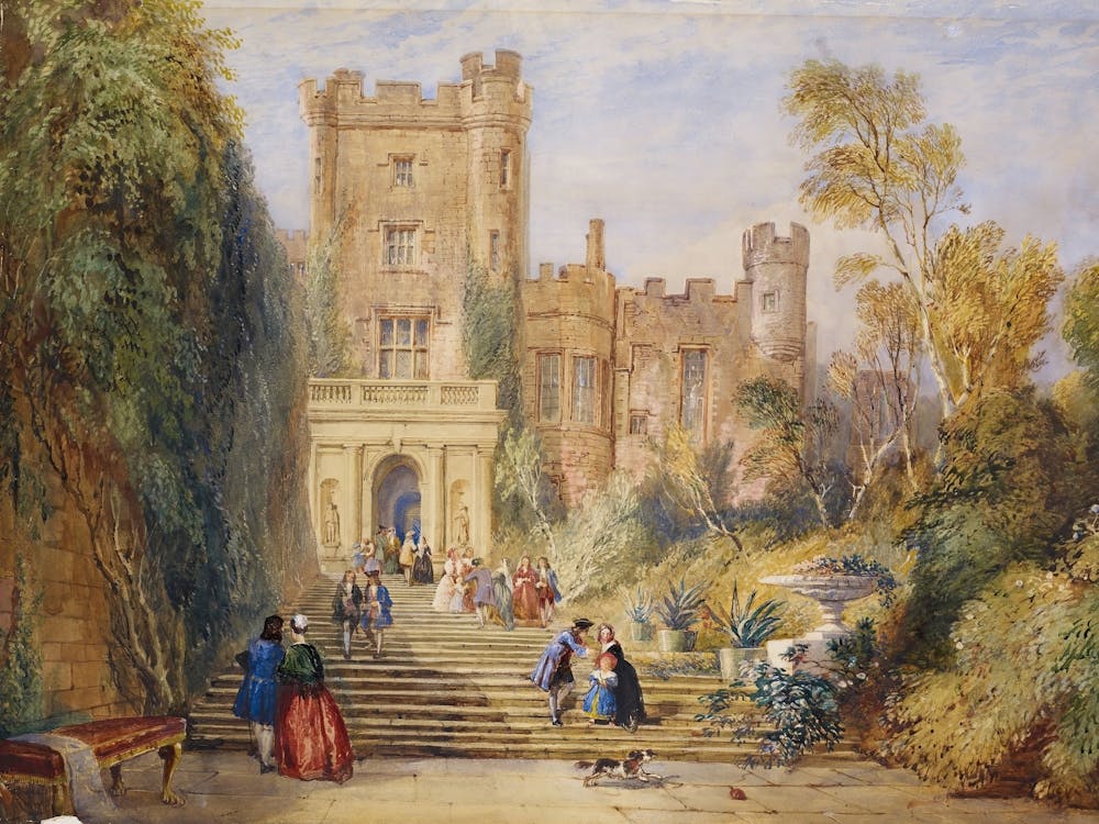 Powys Castle, Wales, David Cox