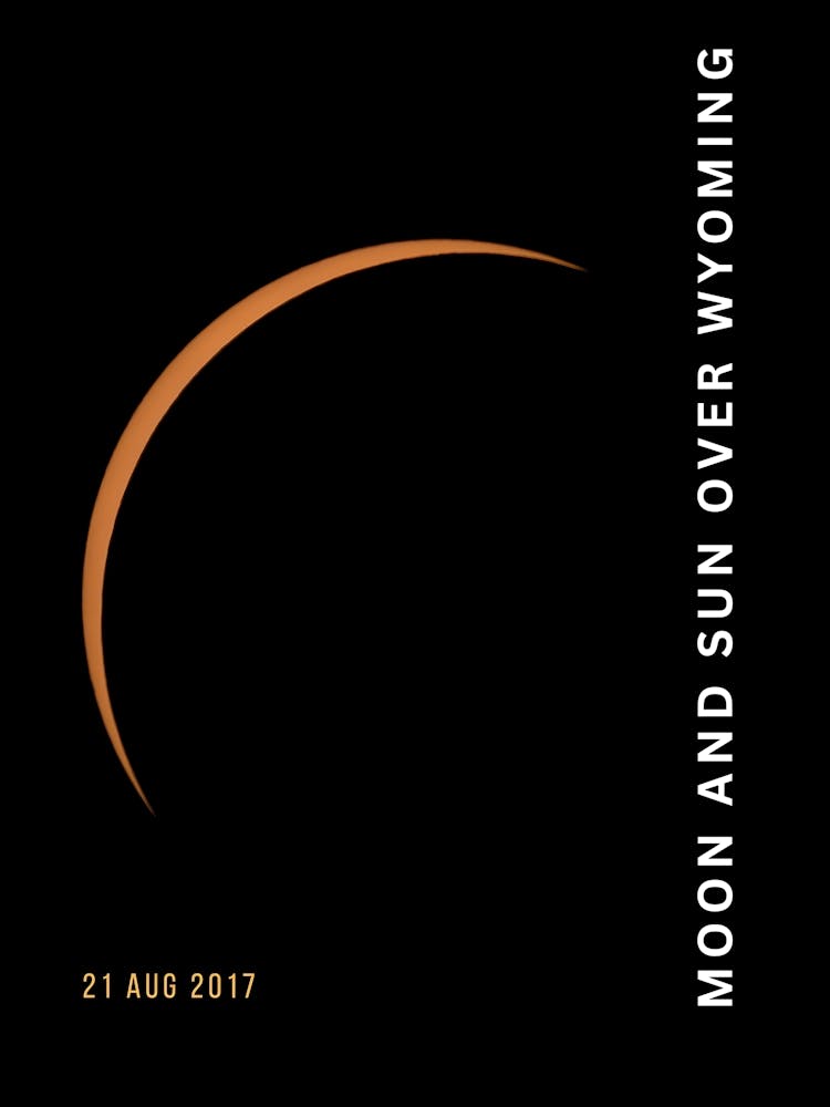 Moon Rising Over The Sun