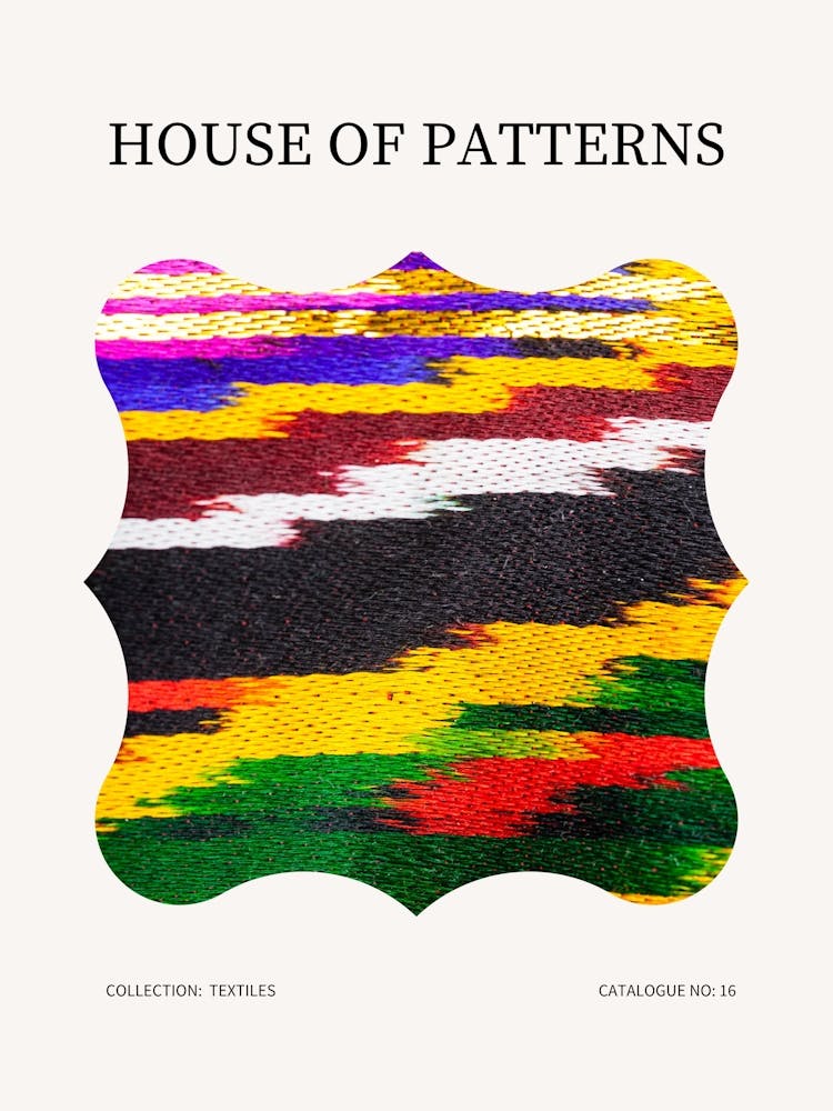 Textile Pattern Poster 16