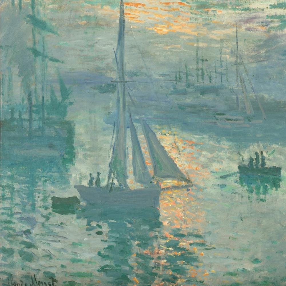 Claude Monet Ship Painting 1