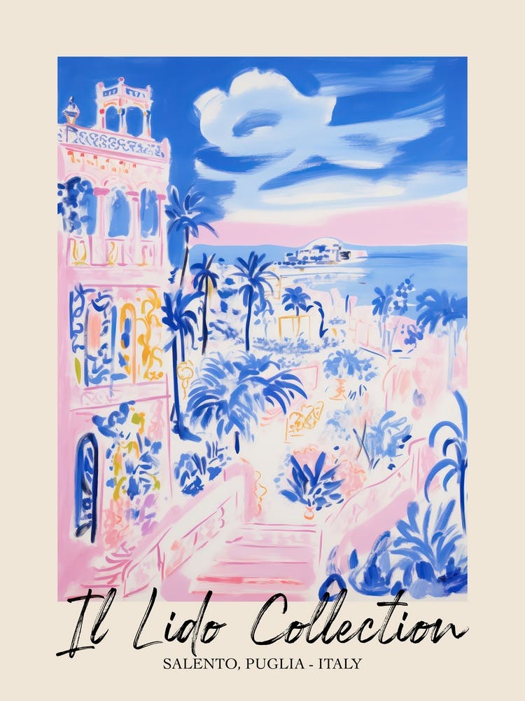 Salento, Puglia   Italy Il Lido Collection Beach Club Poster 2