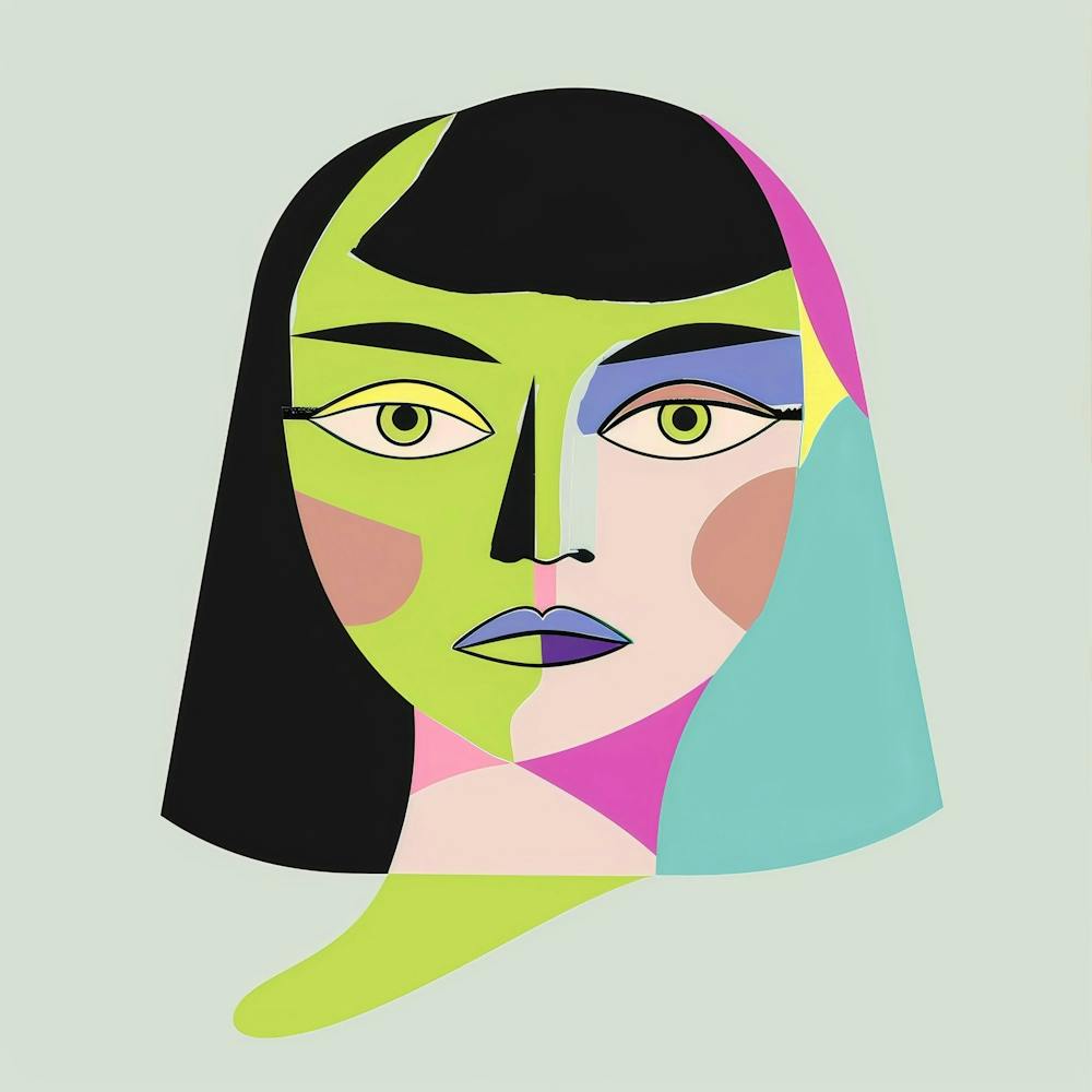 Abstract Portrait Of A Woman 97