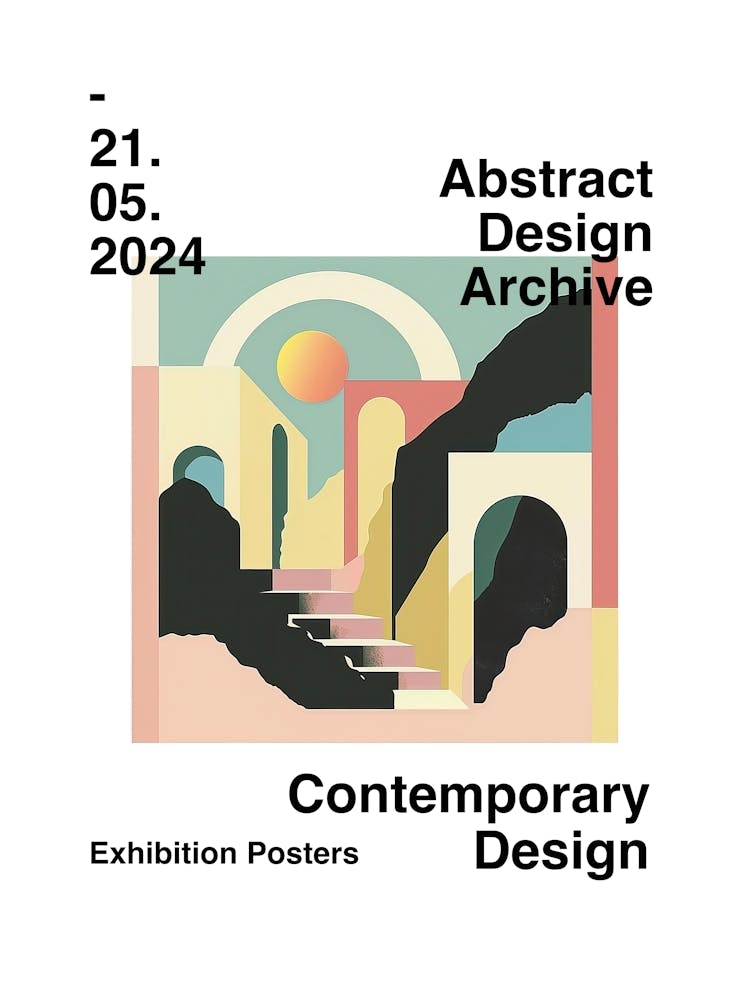 Abstract Design Archive Poster 05