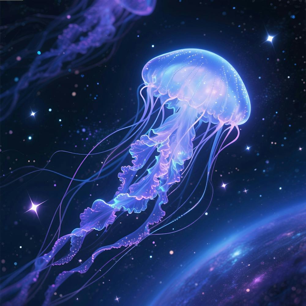 Jellyfish In Space