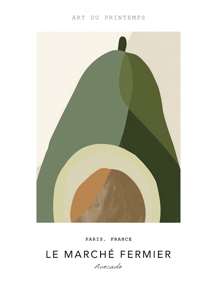 Avocado Le Marche Fermier Poster 8