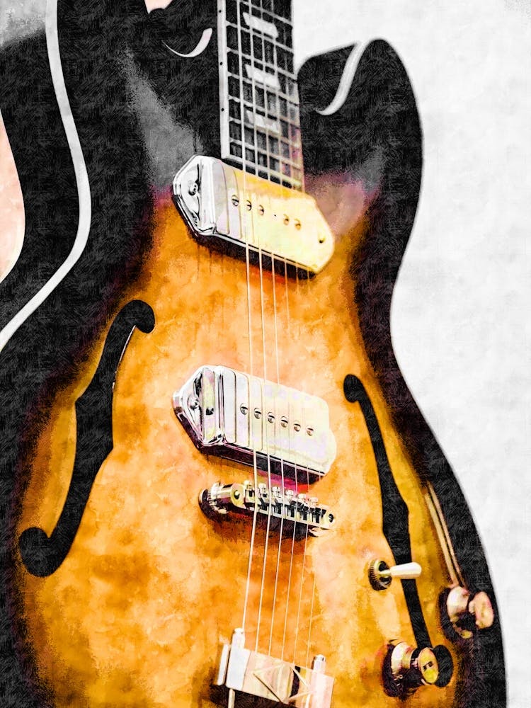 Electric Guitar Painting