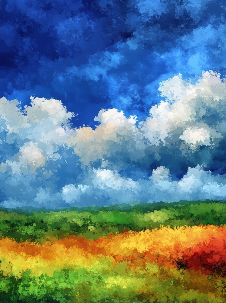 Abstract Landscape Painting 43