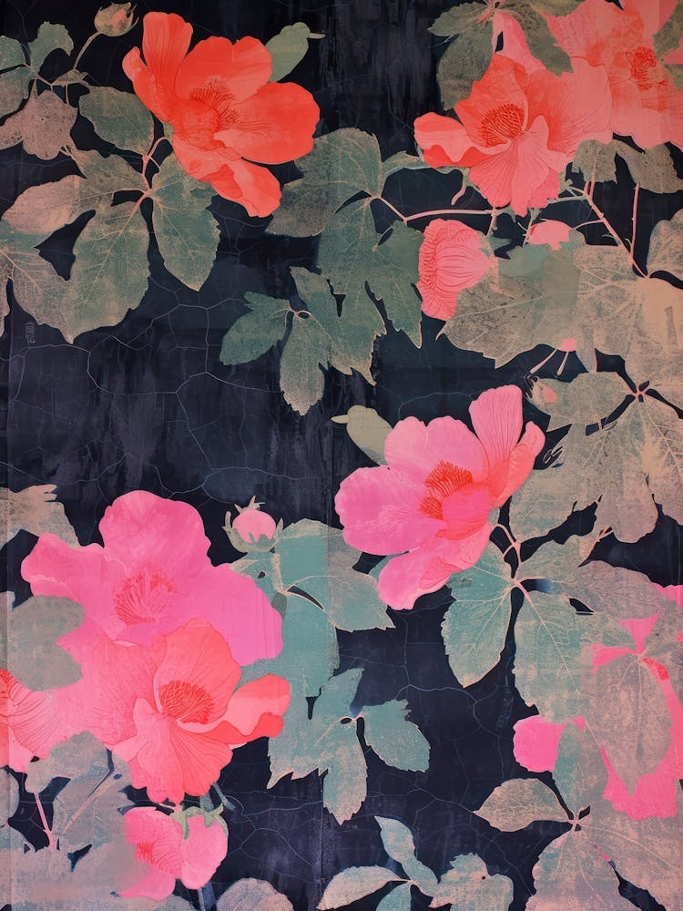 Great Japan Hokusai Japanese Floral 4