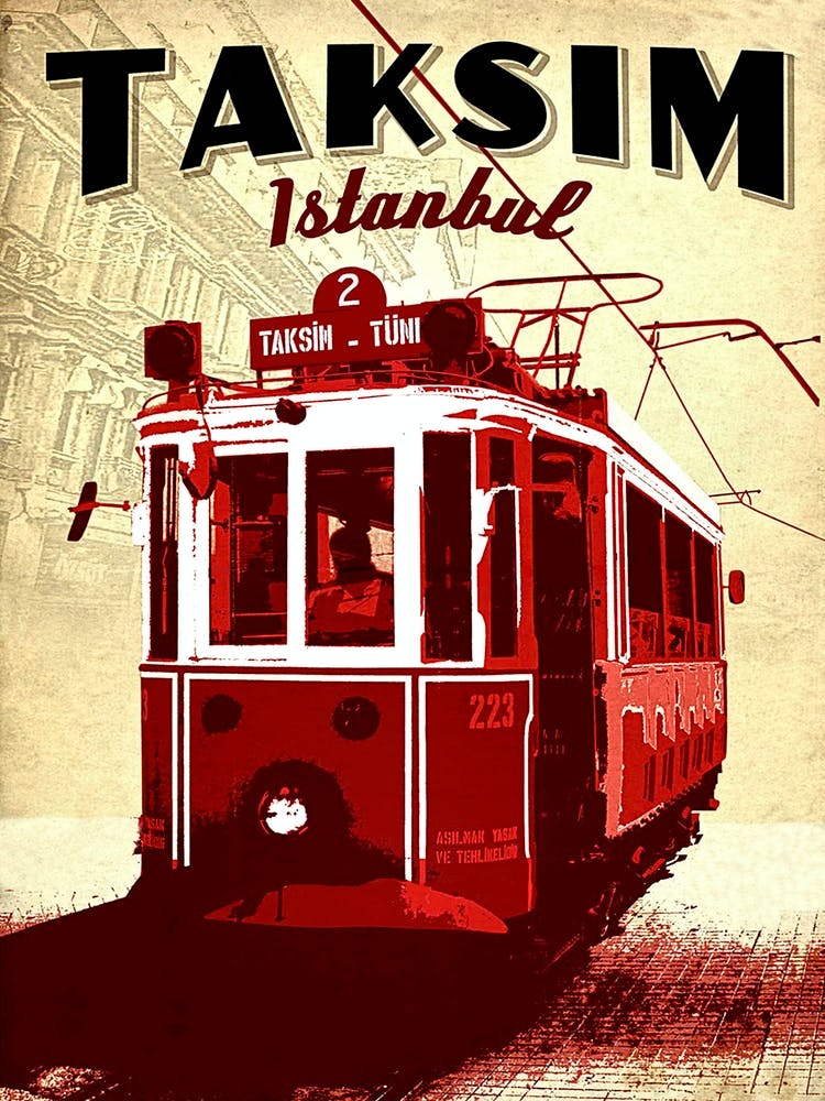 Taksim, Tramway,Istanbul