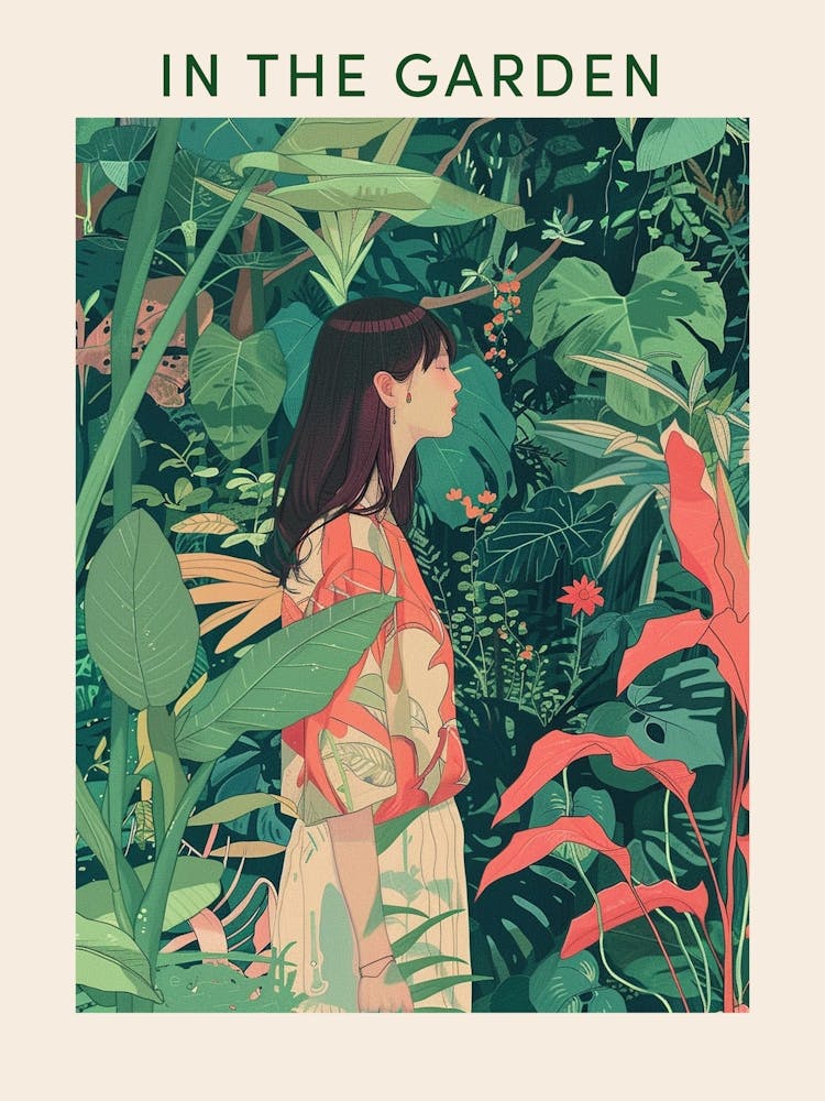 In The Garden Poster Green 14