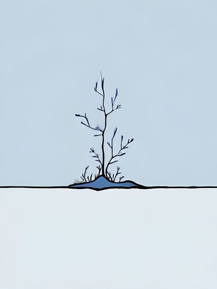 Tree In The Snow 1