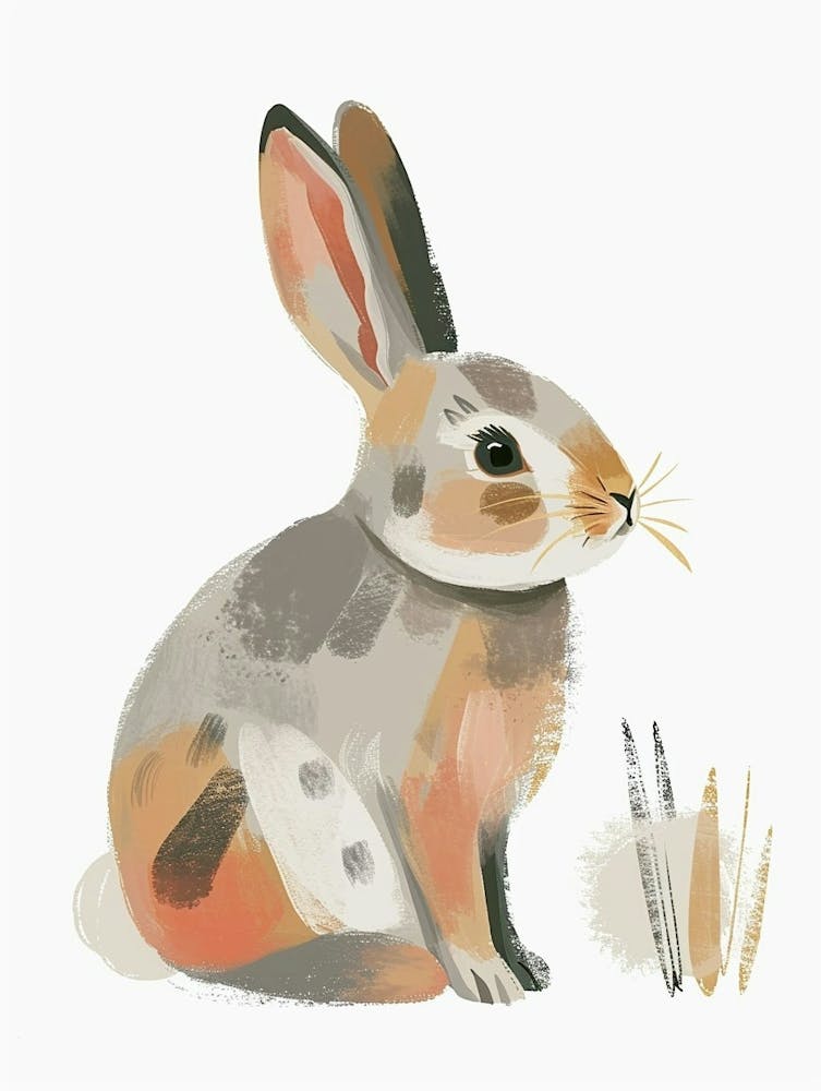 Argente Rabbit Kids Illustration 2