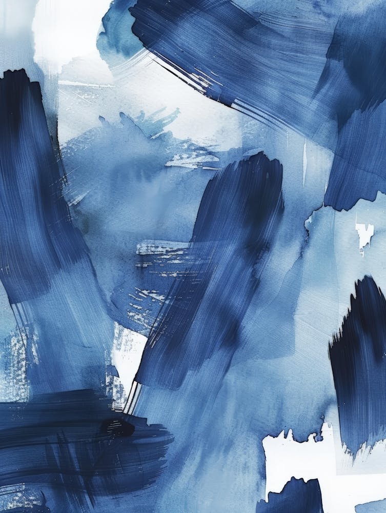 Abstract Blue Painting 20