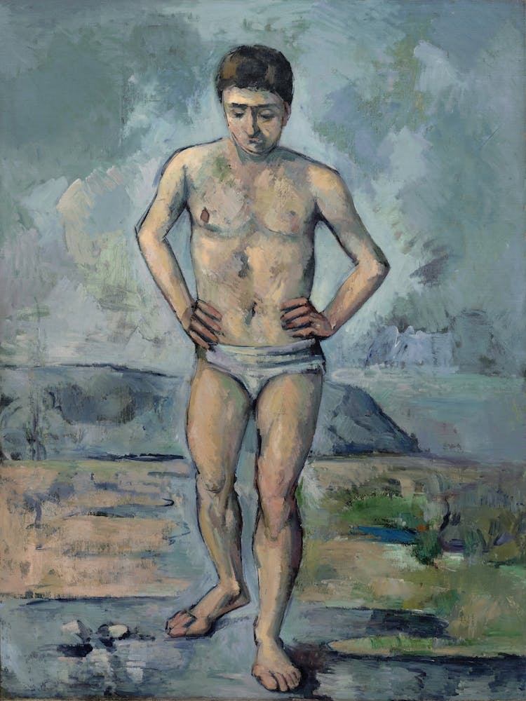 The Bather (1885), Paul Cézanne