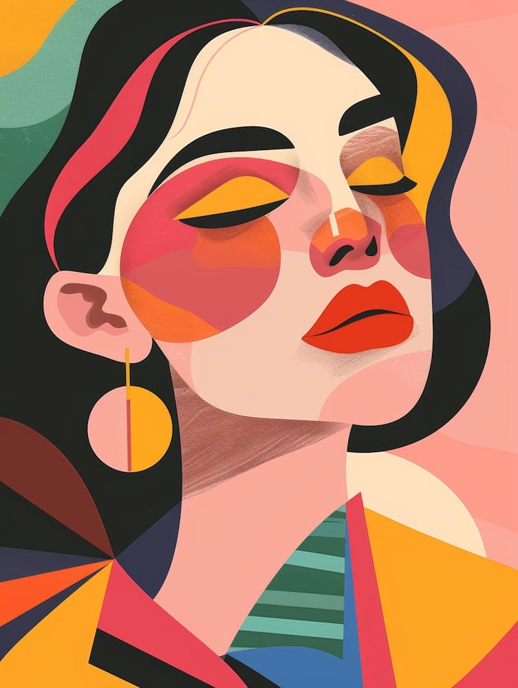 Abstract Portrait Of A Woman 55