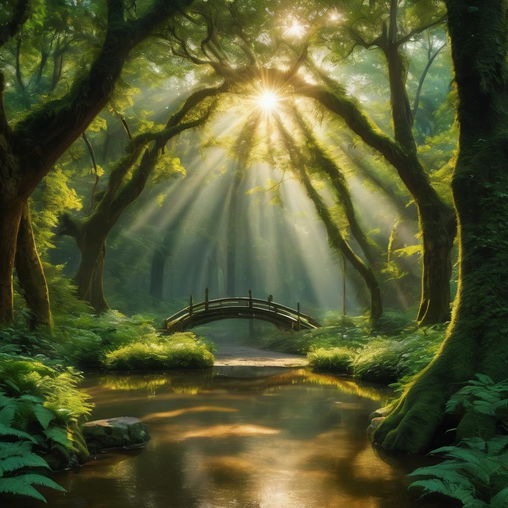 Bridge In The Forest