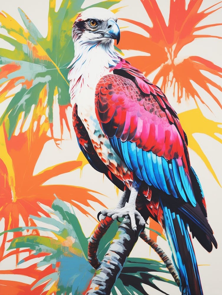 Colourful Bird Painting Osprey 1
