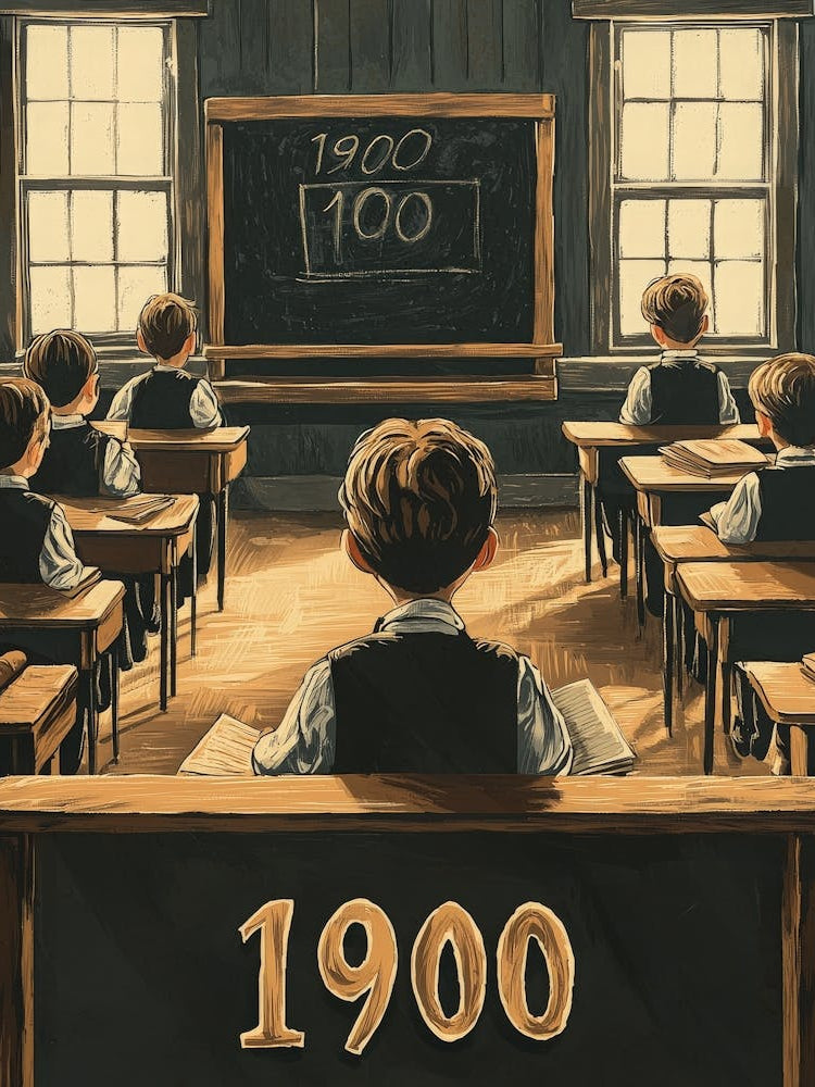 Aihrgdesign A Retro Poster Of A 1900 Classroom Featuring Wood 93d22ada Bc87 41b8 A33a C70edb3cda44 3