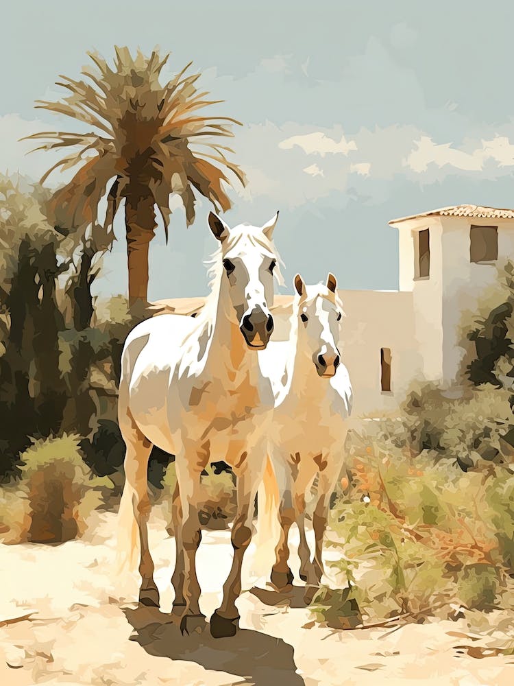 Peinture de Chevaux en Andalousie Espagne 2
