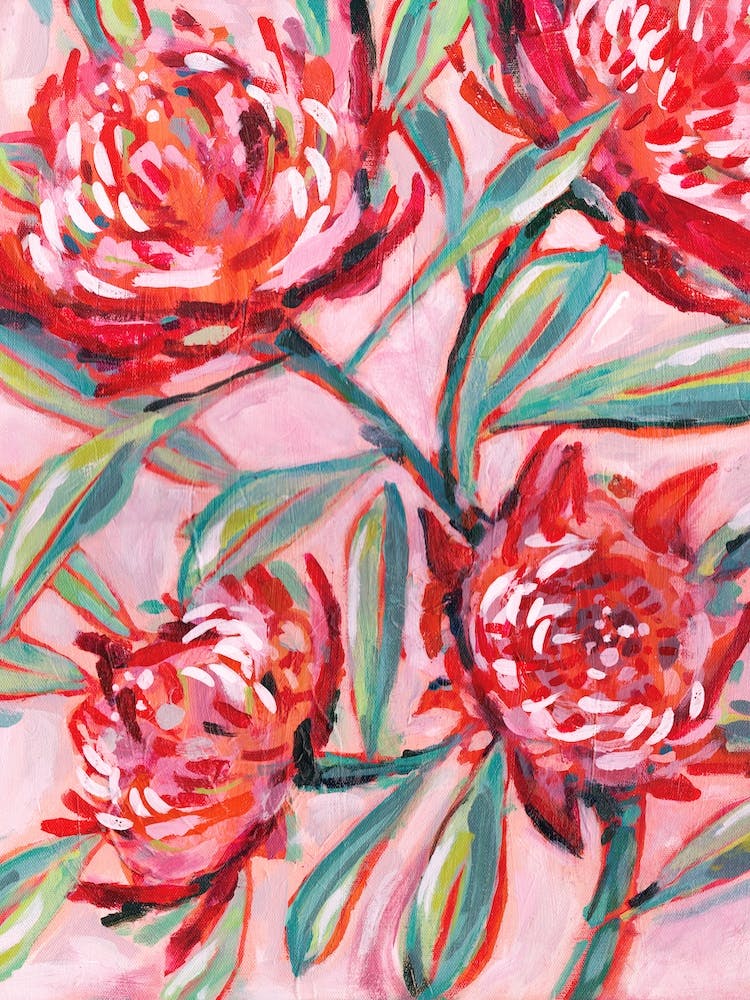 Waratah Painting