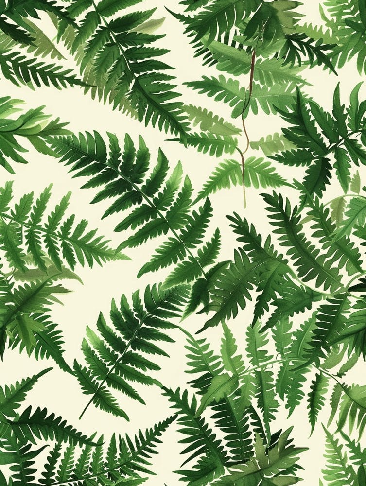 Pattern Poster Royal Fern 3