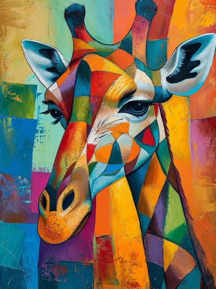 Abstract Geometric Giraffes 7