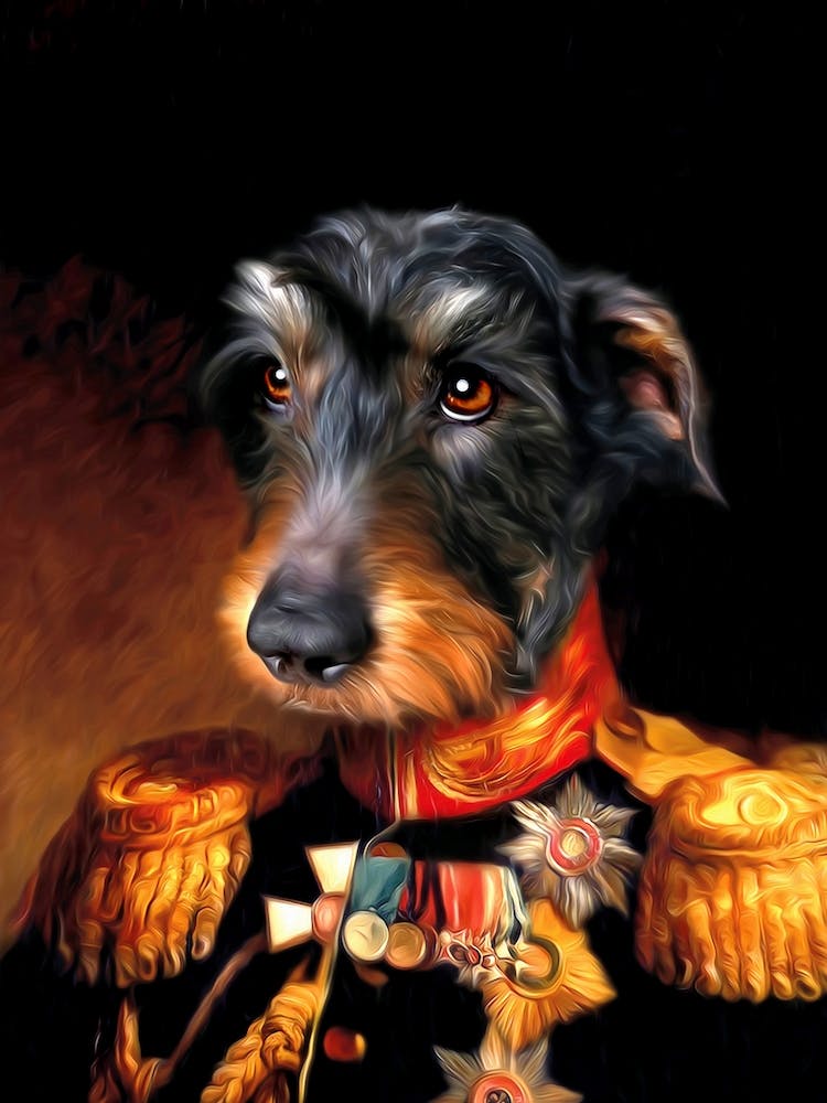 Colonel Ed Dachshund Pet Portraits