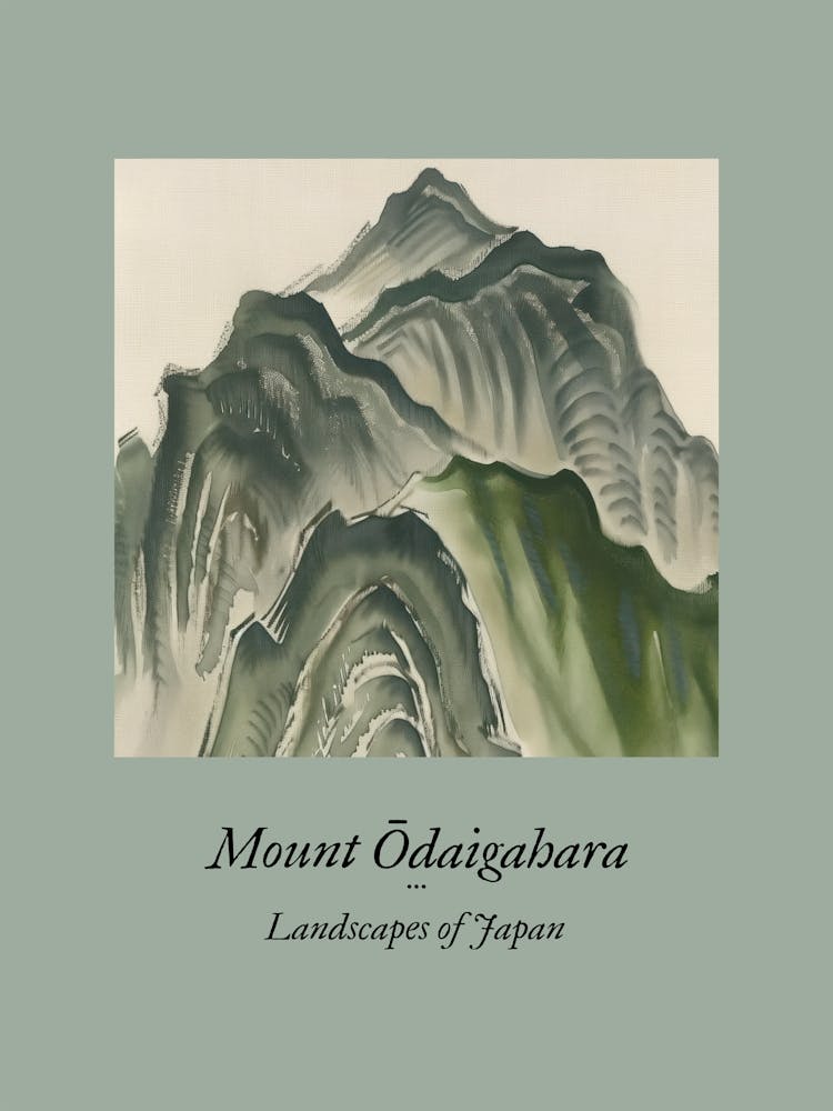 Landscapes Of Japan Mount Odaigahara 3