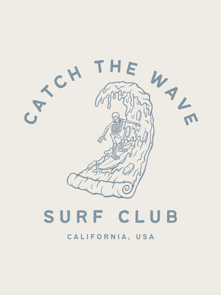 Catch The Wave | Surf Club Coastal Tropical Beachy 7