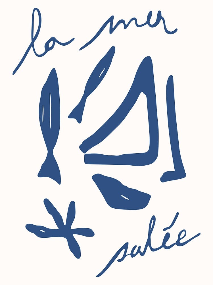 La Mer Salée Küstenposter