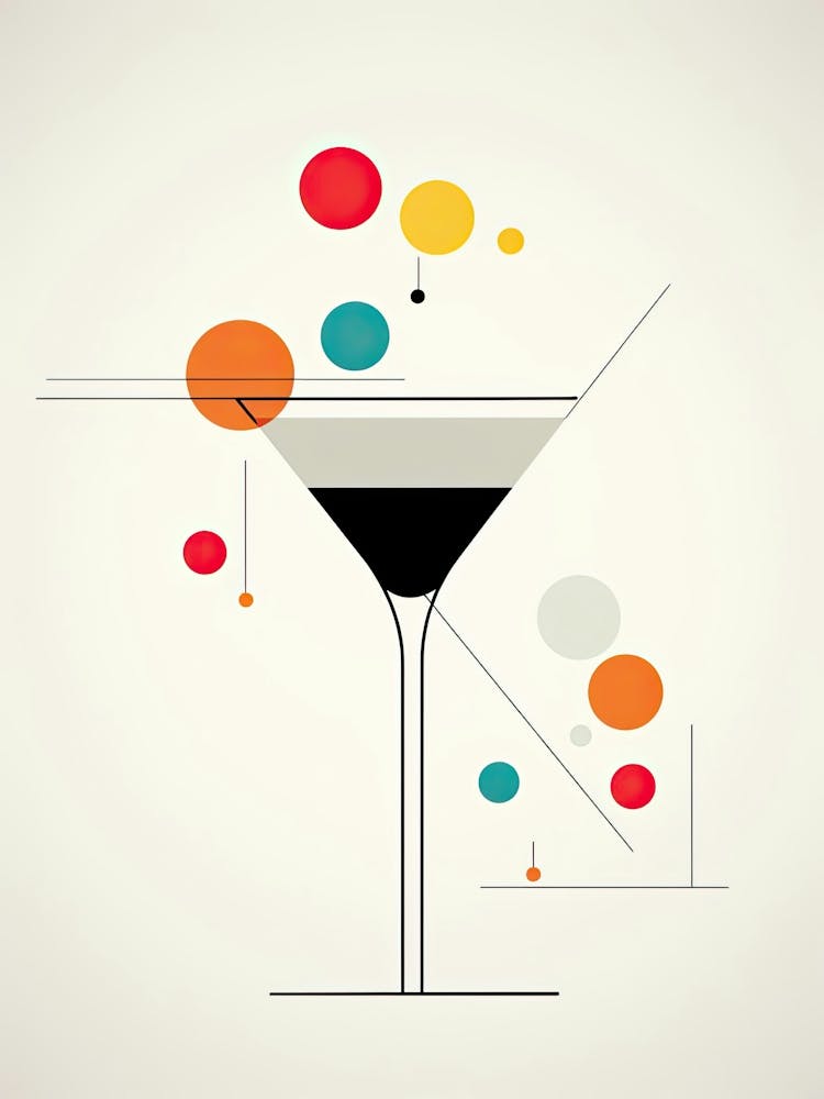 Mid Century Modern Aviation Floral Infusion Cocktail 1