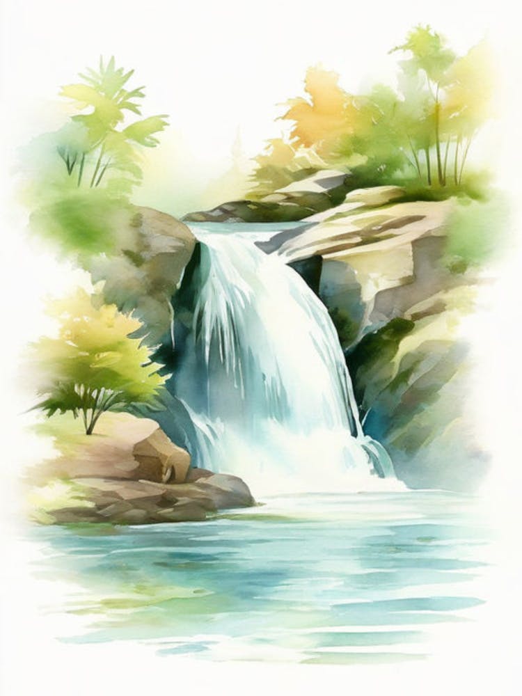 Waterfall Painting 2