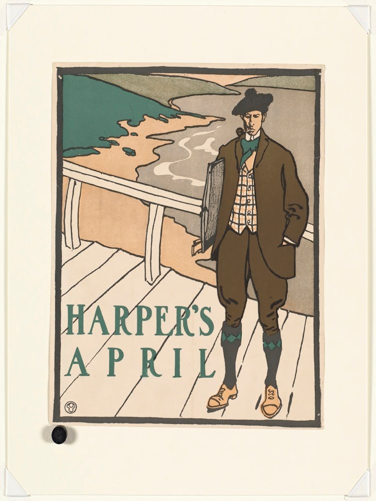 Harper's April , Edward Penfield